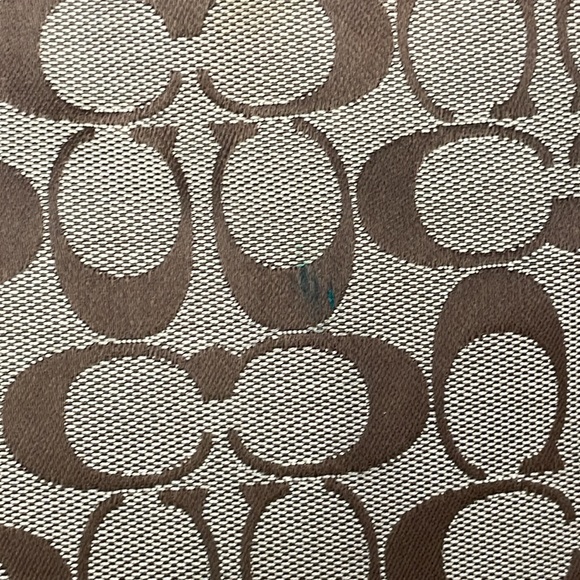 SOLD Coach Bleeker Signature Flower Floral Daisy Bag Tote Shopper Tan F14724 - Picture 7 of 17